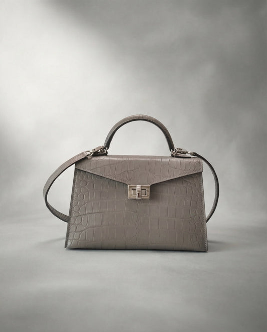 The Axiom 19 Graphite Matte Crossbody & Handle bag