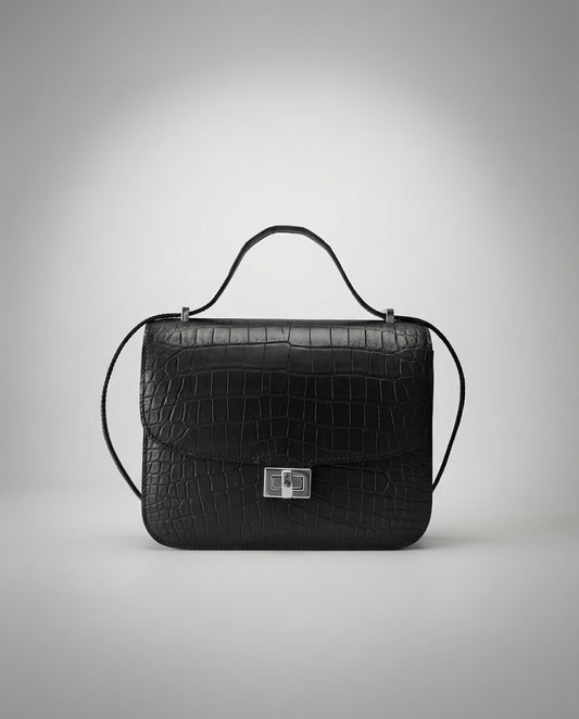 The Peak 18 Onyx Matte Crossbody bag