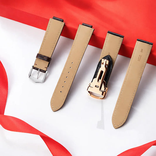 Cartier crocodile leather watch straps