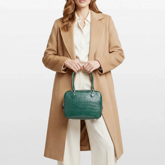 The Handle Bag 20 · Emerald Matte