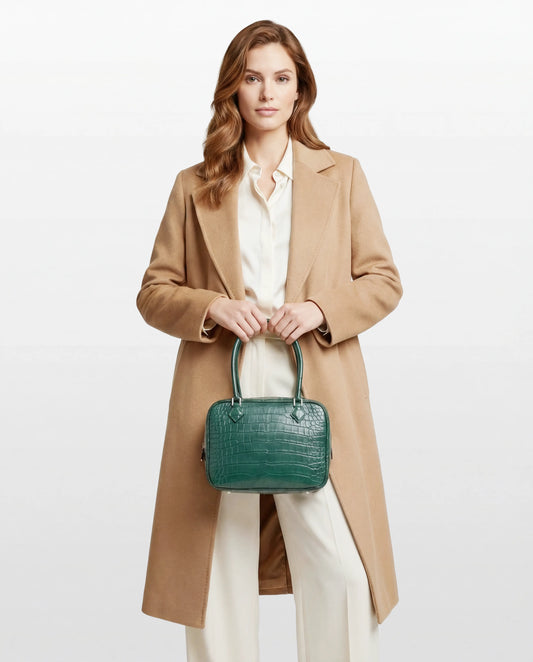The Handle Bag 20 · Emerald Matte